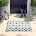 thumbnail image 2 of Monochrome Dinosaur Silhouette Flannel Non Slip Door Rugs,Washable Door Mats Indoor,Decorative Door Mats,Dirt-Resistant and Absorbent Doormat for Entrance,Bedroom,Kitchen,Bathroom,23.5"x16", 2 of 5