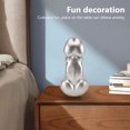 thumbnail image 4 of ResinSculpture, Exquisite Bunny Figurine for Desktop Bookshelf, Delicate Gift, Versatile Decoration, 4 of 8