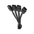 thumbnail image 4 of For GPU RTX4090 RTX4080 4X8 Pin PCI-E to 16 Pin Graphics Card Power Cable 12VHPWR Connector Elbow C, 4 of 5