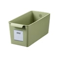 thumbnail image 1 of Clean Tidy Large Capacity Storage Basket For Home And Office Desktop Storage Basket Miscellaneous Items Storage Matcha Green Narrow type [1013-4], 1 of 9