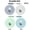 Multicolor1, variant on 2PCS Double-Sided Round Leather Mouse Pads, Ultra-Thin and Waterproof, Suitable For Laptops, Wireless Mouse, Double-Sided Solid Color, For Office/Home 8.66"