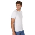 thumbnail image 7 of Hanes Mens Undershirt T-Shirt, 3-Pack, Cotton Stretch White T Shirts for Men, Stay-Tucked Crewneck, 7 of 7