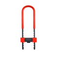 thumbnail image 3 of Candado de puerta para bicicleta con combinación en forma de U, candado de combinación de 4 dígitos para gimnasio escolar Rojo, 3 of 9