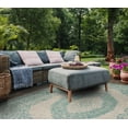 thumbnail image 6 of SAFAVIEH Courtyard Avi Medallion Indoor/Outdoor Area Rug, Light Grey/Aqua, 9' x 12', 6 of 16