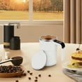 thumbnail image 2 of KeirineCC Self-stirring Coffee Mug Magnetic Stirring Cup Drink Stirrer Rechargeable Automatic Mixing Cup w/LCD Thermometer with Temp Display for Coffee Tea Hot Chocolate (White, 13 oz), 2 of 9