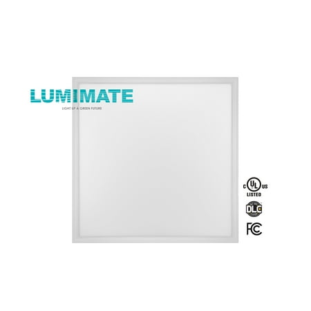 Lumimate 2x2 Feet 45w Ultra Thin Edge-Lit 5000k White Daylight Drop Ceiling Dimmable LED Light Panel Fixture