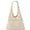 Beige, variant on Crochet Bag for Women, Crochet Tote Summer Bag Mesh Large Shoulder Bag (Beige 14 x 10 x 26.5in)