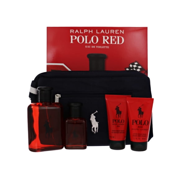 Polo Red GSMPOLORED5PC4214ASB Men Ralph Lauren Gift Set - 5 Piece
