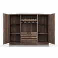 thumbnail image 4 of Furniture of America Buffet en Bois Layfield à Multiples Rangements en Chêne Récupéré, 4 of 9