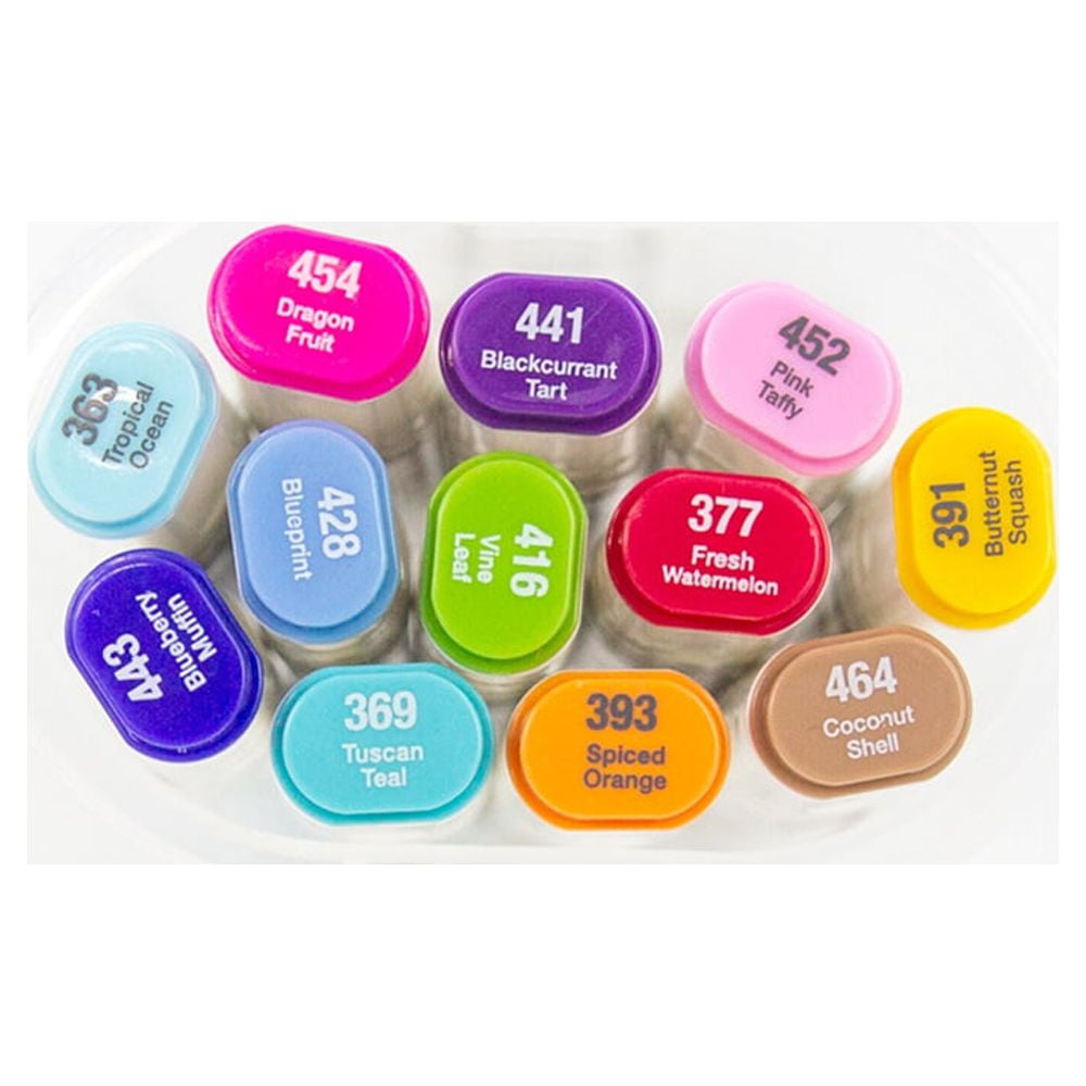 Nuvo Alcohol Markers 24/Pkg Bright & Dark Collection