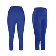 thumbnail image 2 of Amidoa Girls Athletic Leggings Stretch Kids Dance Workout Running Yoga Pants with Pocket 8, 2 of 9