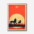 thumbnail image 3 of The Lion King Canvas Wall Art, Vibrant Sunset Silhouette Artwork, Movie Inspired Home Decor, Modern Framed Print for Living Room, Kids Bedroom and Nursery, Iconic Disney Gift Idea, 3 of 14