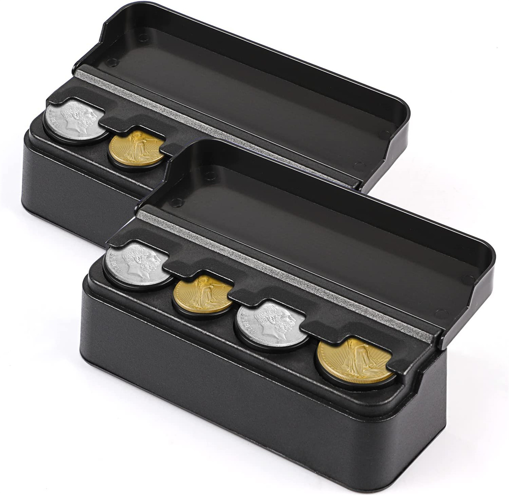 NOGIS Coin Holder for Car Change Organizer Universal Storage Coin Money