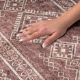 thumbnail image 3 of Addison Rugs Dream Shag Premium Machine Washable Transitional Tribal, Diamond Canyon Round Rug, 8' x 8', 3 of 8