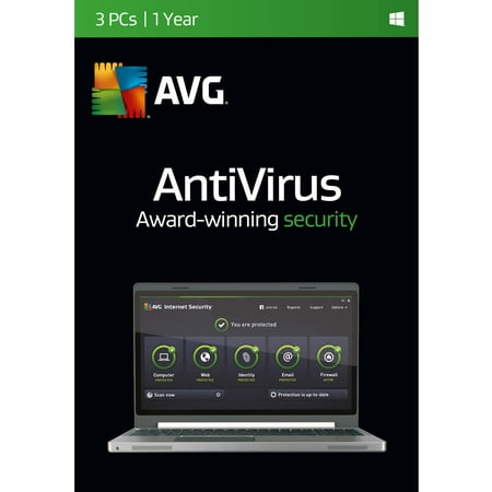 Avg Antivirus, 3 User 1 Year - Esd
