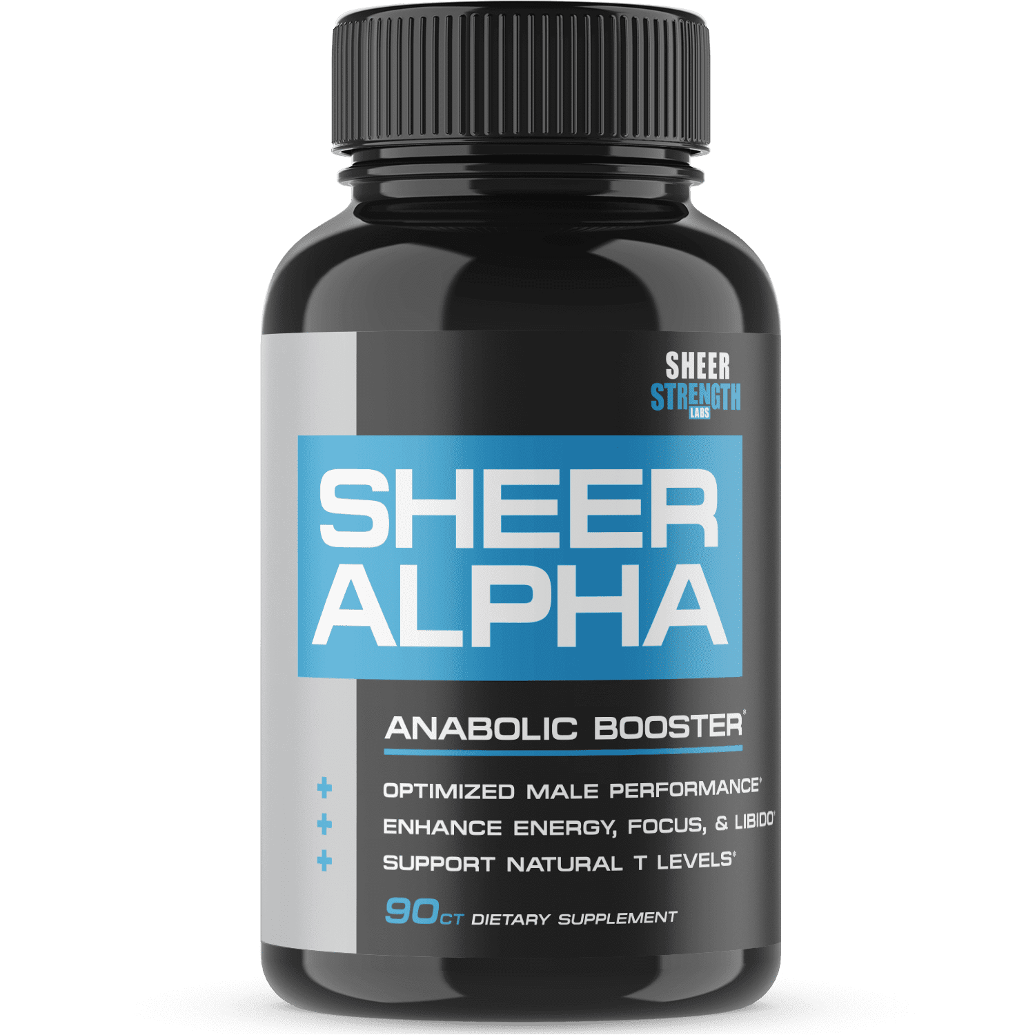 Sheer ALPHA Testosterone Booster Supplement - 800mg Horny Goat Weed and ...
