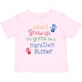 thumbnail image 3 of Inktastic Marathon Runner Future Boys or Girls Baby T-Shirt, 3 of 5