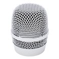 thumbnail image 1 of Ball Head Mesh Microphone Grille, Reduce Wind Sounds Standard Threads Stainless Steel Reduce Popping Sounds Microphone Head Replacement  for Mic Repairing, 1 of 7
