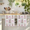 thumbnail image 4 of Easter Kitchen Towels Set of 3, Spring Pink Bow Rabbit Grey White Gingham Plaid Absorbent Dish Towels for Kitchen, Microfiber Hand Towel, Quick Drying Tea Towel for Cleaning Decorative Dishcloths, 4 of 7