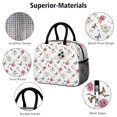 thumbnail image 4 of Womens Pioneer Flower Floral Print Pattern Lunch Box for Work,Insulated Lunch Bag for Women,Loncheras Para Mujer,Leakproof Adult Lunch Bag for Work,Beach,Travel,Picnic,Camping, 4 of 6