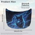 thumbnail image 7 of Uorisanigo Car Hood Cover Protective Hood Covers for Cars SUV Sedan Elastic Blue Lightning Wolf Hoods Wrap Cloth Front Hoods Protection Cover Easy to Install Car Exterior Accessories, 7 of 7