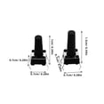 thumbnail image 2 of MLINS 200 Pcs Micro Momentary Tactile Push Button Switch Kit Button Touch Components For Breadboard And Pcb Electronic Projects, 2 of 8