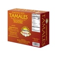thumbnail image 3 of Chaparros Tamales, Shredded Beef Red Chili, Frozen, 6 pack, 30 oz Box, Tamales ,Gluten Free, All Natural, 3 of 5