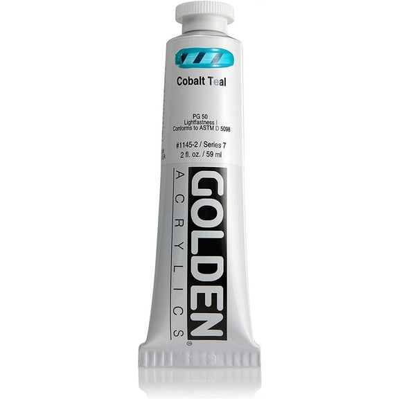 Golden® Heavy Body Acrylic, 2 oz., Cobalt Teal