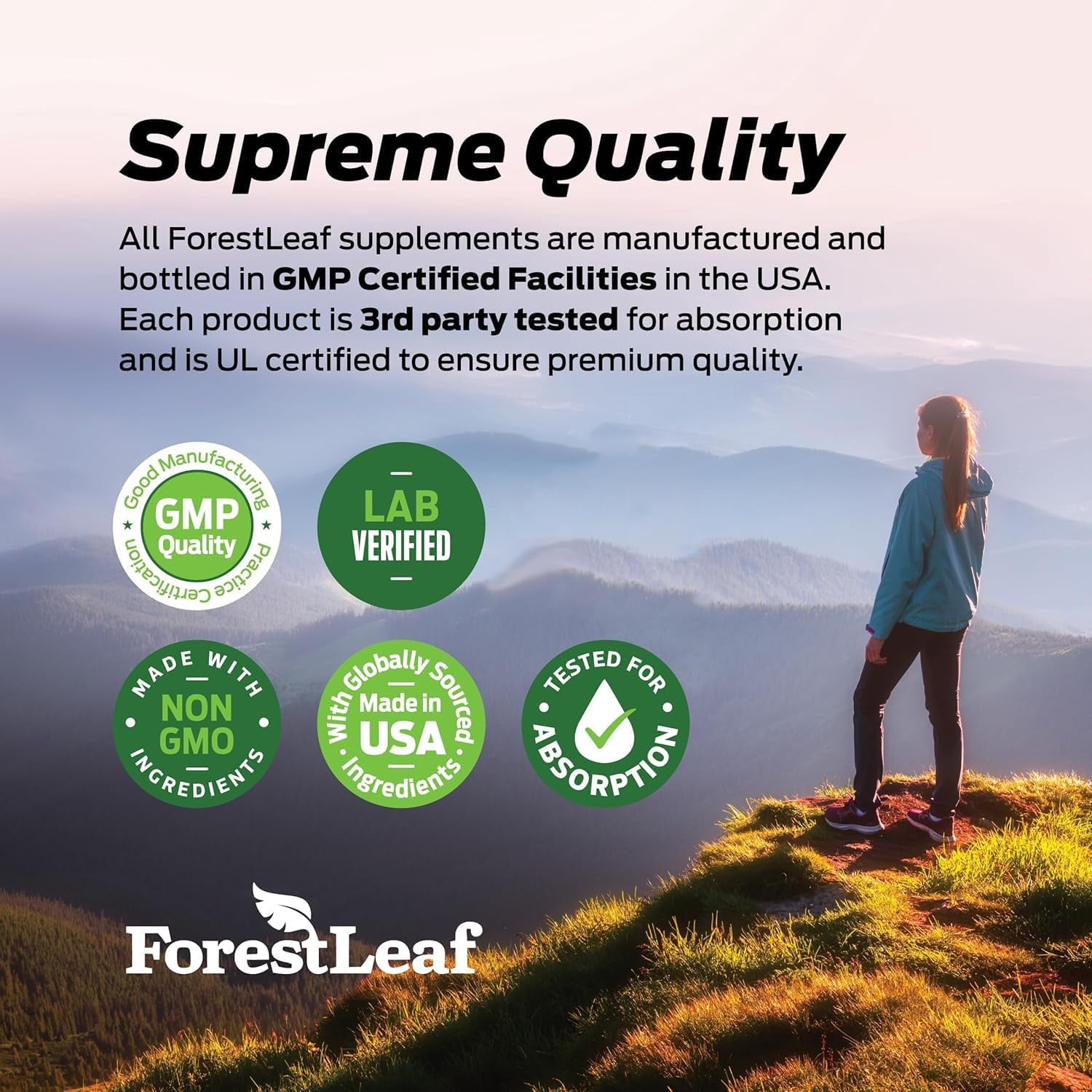 Forest Leaf Grass Fed Beef Liver Capsules Energy & Iron Supplement, 180 Count