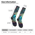 thumbnail image 3 of Bixox Enchanted Forest Butterfly A Patterned Men's and Women's Knee Socks High Socks Outdoor Sports Socks, 3 of 5