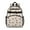 Beige Highland Cow-1, variant on White Buffalo Pattern Backpack for School,Cute School Bag,Schoolbag with Adjustable Shoulder Straps & Padded Back,15.25"x11.5"x5.25"