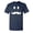 Navy, variant on Moustache Smile Sarcastic Humor Graphic Novelty Funny Tall T Shirt