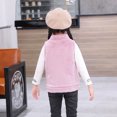 thumbnail image 4 of Hicidod Fleece Vest for Toddler Cute Fuzzy Sleeveless Waistcoat Fall Winter Faux Fur Soft Warm Jacket Vest with Pockets, 4 of 7
