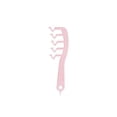 thumbnail image 1 of Z Shape Hair Comb Plastic Portable Detangling Combs Hair Styling Tool For Beauty SalonPink, 1 of 1