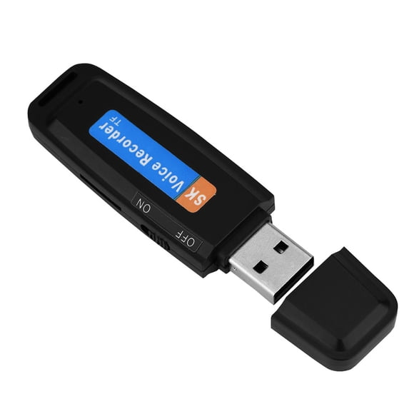 Grabadora en forma de disco U Grabadora de voz digital USB 2.0 Unidad flash Mini grabadora de audio
