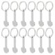thumbnail image 1 of 12Pcs Zinc Alloy Trolley Tokens Shopping Cart Trolley Tokens Hanging Small Trolley Tokens, 1 of 4