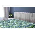 thumbnail image 5 of Ambesonne Blueberry Pattern Fitted Sheet, Art Modern Leafy, Queen Size, Dark Lavender Fern Green, 5 of 5