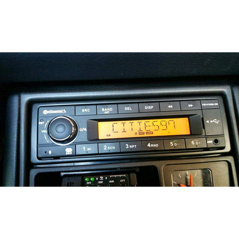 VDO Continental TR7412UB-OR Car Electronics 12v Radio Orange VDO Continental TR7412UB-OR Car Electronics 12v Radio Orange