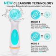 thumbnail image 3 of Facial Cleansing Brush - Waterproof Electric Face Scrubber with 3 Brush Heads, 2 Speeds, Exfoliating & Pore Cleanse, Rechargeable Skincare Device for Deep Pore Cleaning, 3 of 8