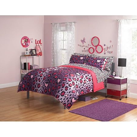 Your Zone Cheetah Twin Comforter Walmart Com