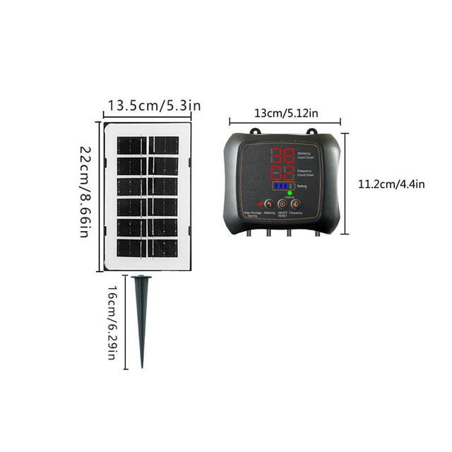 Solar Smart Automatic Watering System Self-Watering Plant Device Timer Drip Irrigation Kit Lazy Gardener Sprinkler