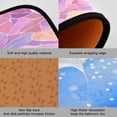 thumbnail image 2 of 2-Piece Kitchen Rugs Set Non-Slip Mats Carpet Floor for Kitchen, Bathroom (19.7"x27.6" & 19.7"x47.2") Small Colors Shapes, 2 of 7