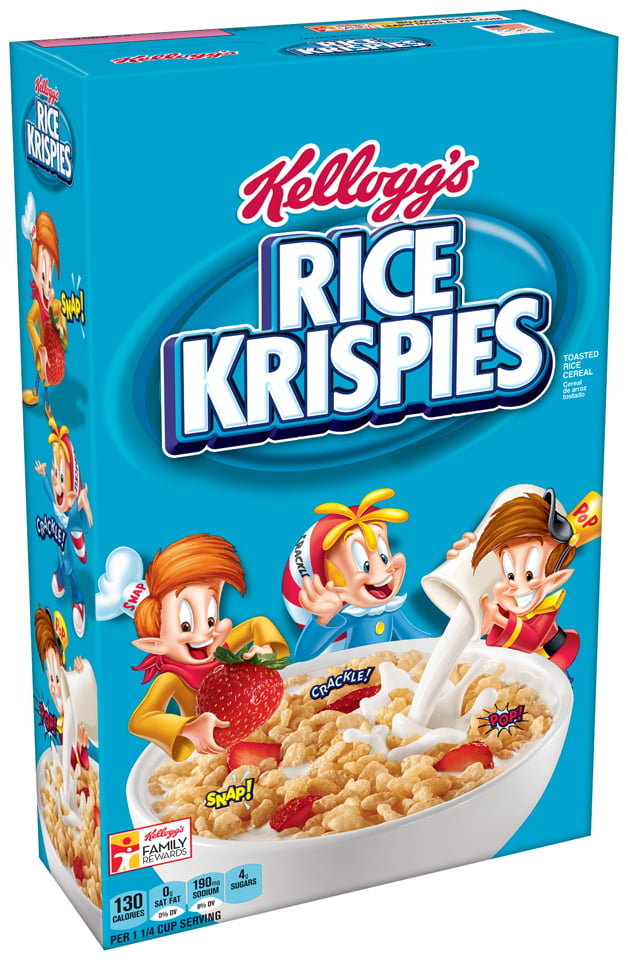 Kellogg's Rice Krispies Rice Breakfast Cereal, 18 Oz - Walmart.com