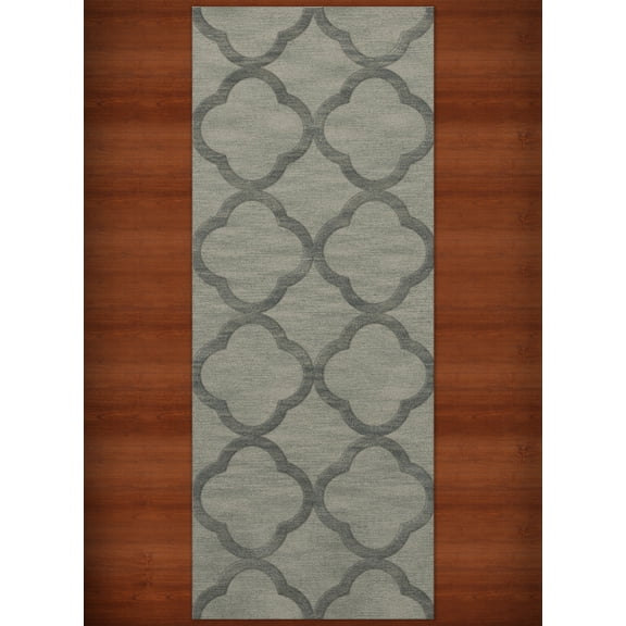 Dalyn Dover Area Rug DV8 Dv8 Spa Quaterfoil Trellis 2' 6" x 8' Rectangle