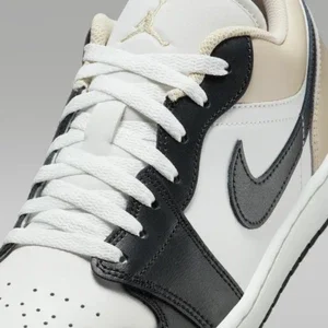 Nike Air Jordan 1 Low Summit White Rattan Off Noir 553558