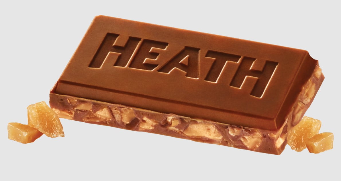 HEATH Milk Chocolate with Bits of English Toffee Giant Candy, 6.5 oz, Bar