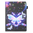thumbnail image 6 of Allytechgroup Stunning iPad Air 11 Case 2024, Apple iPad Air 11 Inch Cover Case, Stylish Pattern Shockproof Bumper with Multi Angle Stand, Pencil Holder and Card Slots,Butterfly, 6 of 7