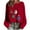 Red Fall Fashion Must Haves, variant on Fall Saving Talove Long Sleeve Shirts for Women Graphic Printed Sweatshirt Women Fall Clothes Casual Pullover Tops Womens Tops Trendy Casual Christmas Shirts