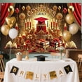thumbnail image 1 of Danhjin Polyester Background Congrats Grad Backd Grad Backd Graduation Decorations Backd Backdrop, 1 of 6