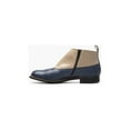 thumbnail image 5 of Stacy Adams Madison Spectator Spat Cap Toe Demi Boot Blue Multi 00109-460, 5 of 7